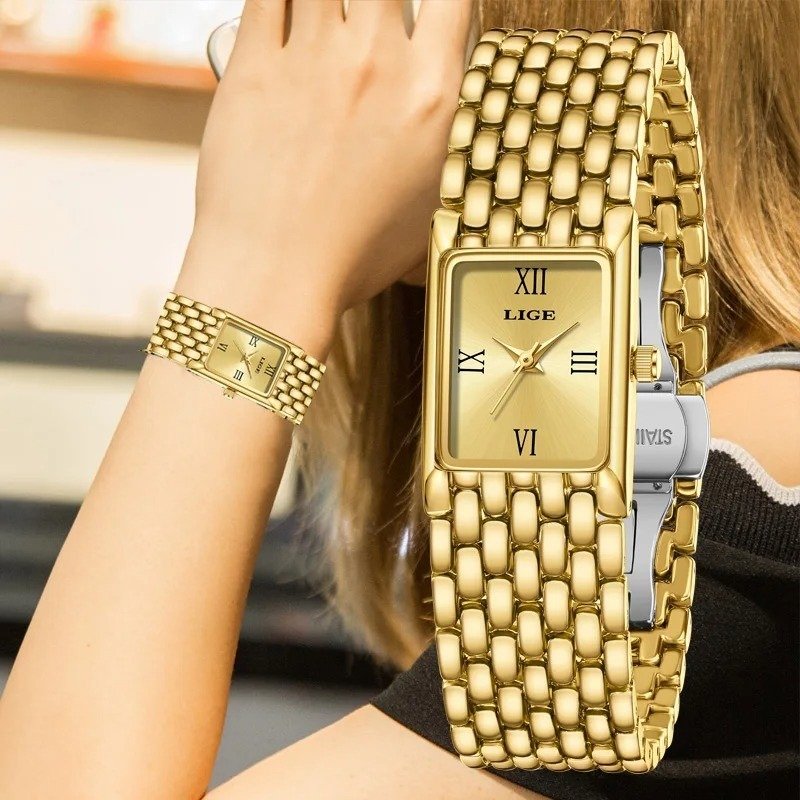 LIGE Women's Luxury Quartz Watch – Model LG89156